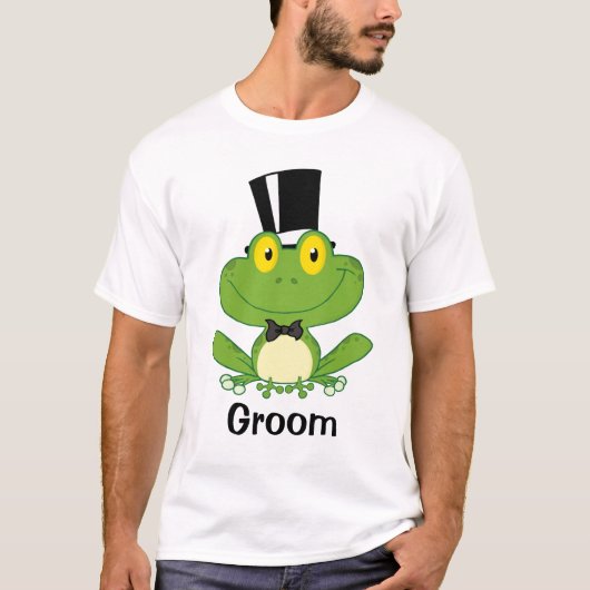 Formele Frog Groom Tee Shirt (Voorkant)