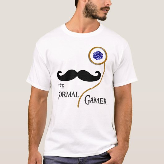 Formele Gamer Mannen T-shirt (Voorkant)