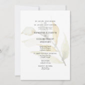 Formele gedempte sloop beide ouders uitnodiging (Voorkant)