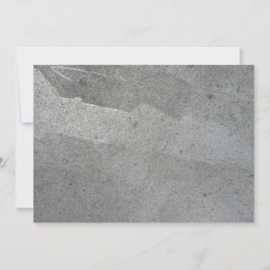 Formele gegraveerde Steenkonfoto-Afstuderen Aankondiging (Achterkant)