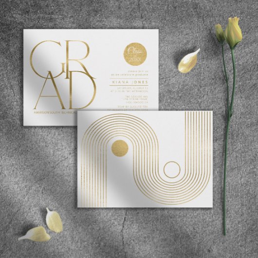 Formele geometrische Afstuderen White Gold ID905