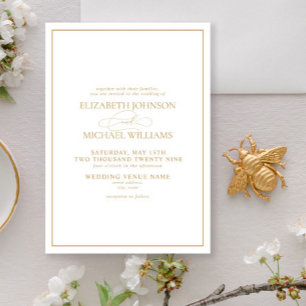 Formele Gold Classic Scripting Weddenschap Kaart