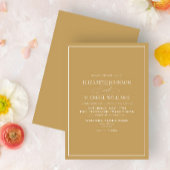 Formele Gold Classic Scripting Weddenschap Kaart