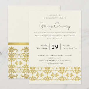 FORMELE GOLD DAMASK GRAND OPENING CEREMONY KAART