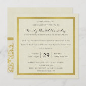 FORMELE GOLD WHITE DAMASK CLASSIC WORKSHOP EVAL KAART (Voorkant / Achterkant)