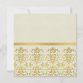 FORMELE GOLD WHITE DAMASK CLASSIC WORKSHOP EVAL KAART (Achterkant)