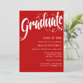 Formele graduatiepartij kaart (Staand voorkant)