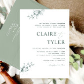 Formele, groene moderne minimale typografie bruilo kaart