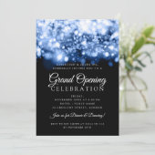 Formele Groot Open Blauwe Lichten Kaart (Staand voorkant)