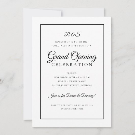 Formele Groothertogdom Lijst van het Monogram van Kaart (Voorkant)