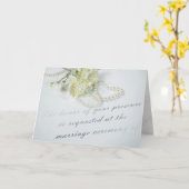 formele huwelijksuitnodiging voor nieuwigheden kaart (Gele Bloem)