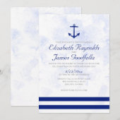 Formele huwelijksuitnodigingen kaart (Voorkant / Achterkant)