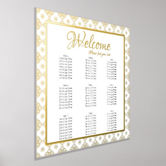 Formele ingewikkelde zitgrafiek - bruiloft folie afdrukken (Laagn)