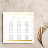 Formele ingewikkelde zitgrafiek - bruiloft folie afdrukken