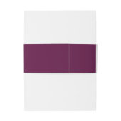 Formele initialen bruiloft uitnodiging uitnodigingen wikkel (Achterkant Voorbeeld)