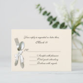 Formele Kaart voor Cream Response (Staand voorkant)