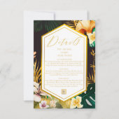 Formele Kaart voor Tropische Bestemmingsweddenscha (Voorkant)