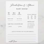 Formele kalligrafie Baby Voorspelling en Advies Ka (Voorkant)