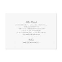 Formele kalligrafie Elegant Wedding