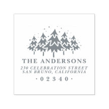 Formele Kerstboom Familienaam & Terugkeeradres