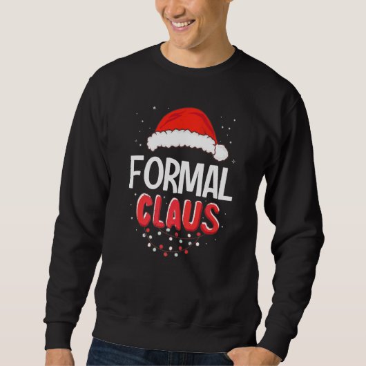 Formele Kerstman Kerst Overeenkomstige Kostuum Pre Trui (Voorkant)