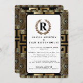 Formele Klassieke Griekse Sleutel van het Leven La Kaart (Voorkant / Achterkant)