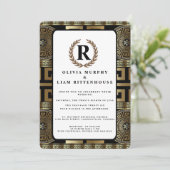 Formele Klassieke Griekse Sleutel van het Leven La Kaart (Staand voorkant)