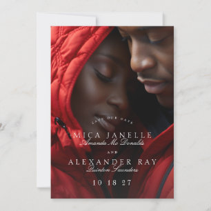 Formele Klassieke Sage Groene Kalligrafie Foto Save The Date