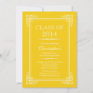 Formele legant-klasse 2014 van de Graduation Party Kaart