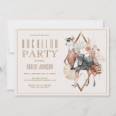 Formele Llama Heren Bachelorfeest Kaart (Voorkant)