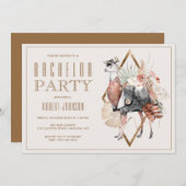 Formele Llama Heren Bachelorfeest Kaart (Voorkant / Achterkant)