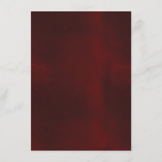 Formele luxe bordeaux gouden bruiloft gasten detai informatiekaartje (Achterkant)