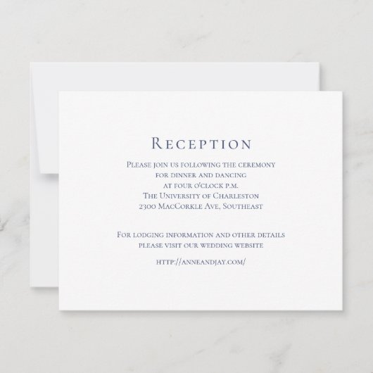 Formele marinekaart zonder Border Charleston Back Kaart (Voorkant)