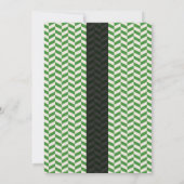 Formele moderne Chevron Graduation Party Kaart (Achterkant)