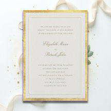 Formele Moderne Klassieke Elegante Gouden Ecru Bru