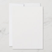 Formele Moderne Klassieke Wilde Rozen Romantische Kaart (Achterkant)