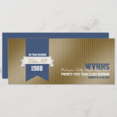 Formele moderne middelbare school kaart (Voorkant / Achterkant)