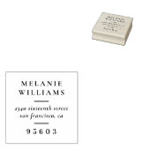 Formele naam Retouradres Rubberstempel (Gestempeld)