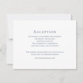 Formele Navy Details Kaart zonder rand Charleston  (Voorkant)