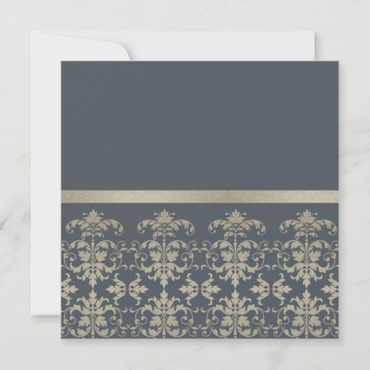 FORMELE NAVY SILVER DAMASK CLASSIC WORKSHOP EVAL KAART (Achterkant)