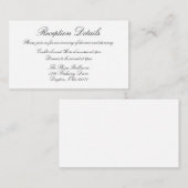 Formele Ontvangstkaart Informatiekaartje (Voorkant / Achterkant)