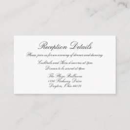 Formele Ontvangstkaart Informatiekaartje