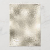 Formele Paisley Wedding Champagne ID767 Menu (Achterkant)