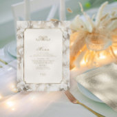 Formele Paisley Wedding Champagne ID767 Menu