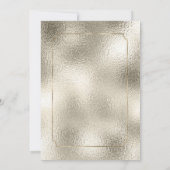 Formele Paisley Wedding Champagne ID767 Save The Date (Achterkant)