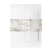 Formele Paisley Wedding Champagne ID767 Uitnodigingen Wikkel (Voorkant Voorbeeld)