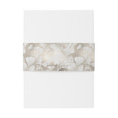 Formele Paisley Wedding Champagne ID767 Uitnodigingen Wikkel (Achterkant Voorbeeld)