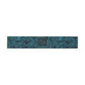 Formele Paisley Wedding Dark Blauwgroen ID767 Uitnodigingen Wikkel (Vlak)