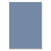 Formele  Periwinkle Monogram Bruiloft Kaart (Achterkant)