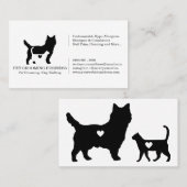 Formele rattendog visitekaartje (Voorkant / Achterkant)